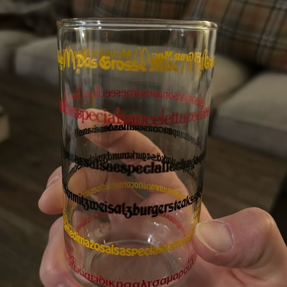 VTG McDonald's Restaurant Big Mac Slogan Collectible Drinking Glass Cup - Picture 9 of 13